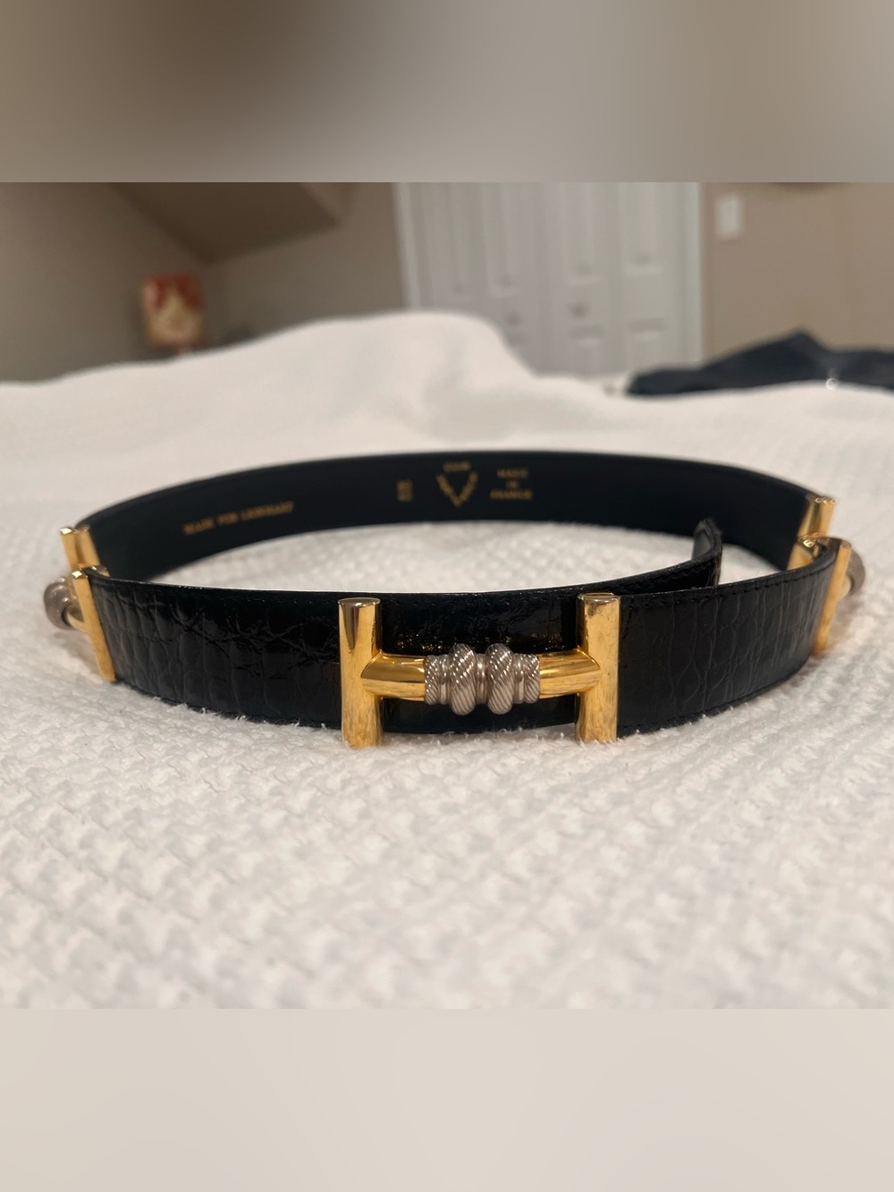 Vintage Lionhart French Leather Belt – Size 80/40